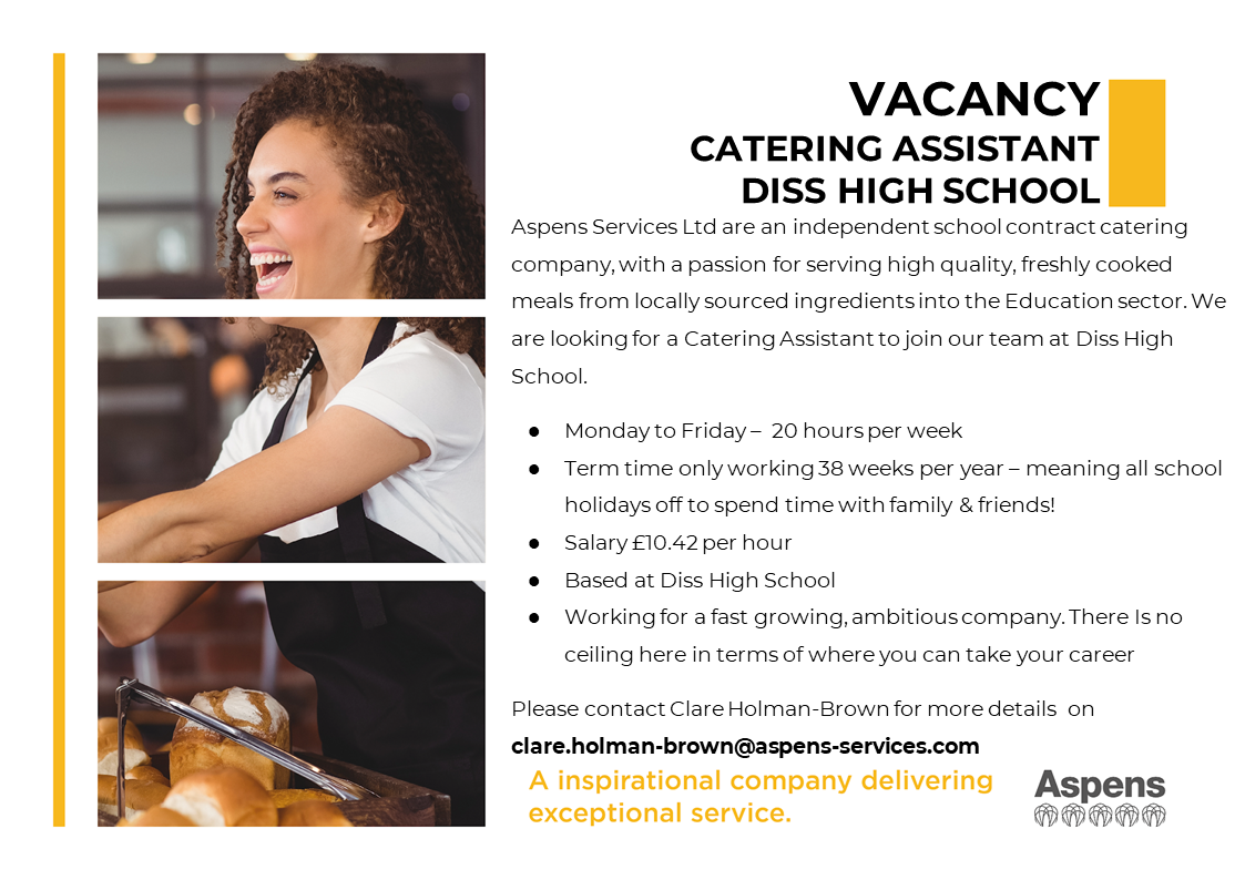 catering assistant advert